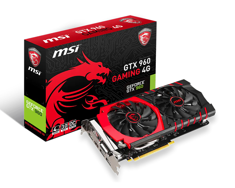 CARD VGA MSI GTX960 4G NK (BH 12T)