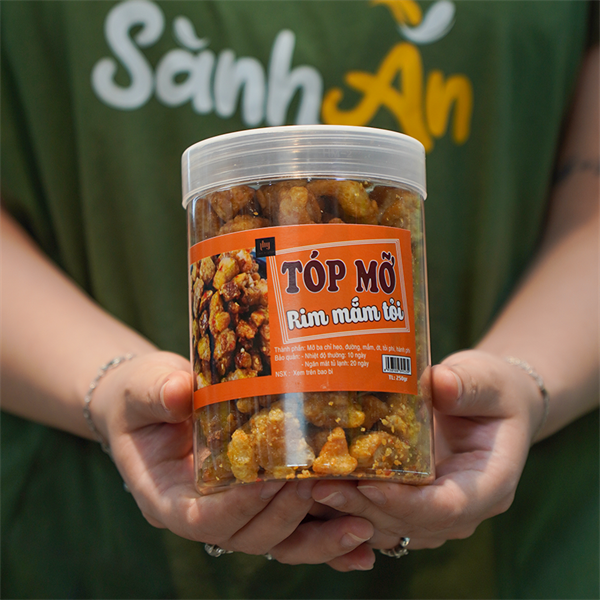 Tóp mỡ rim mắm tỏi 250g