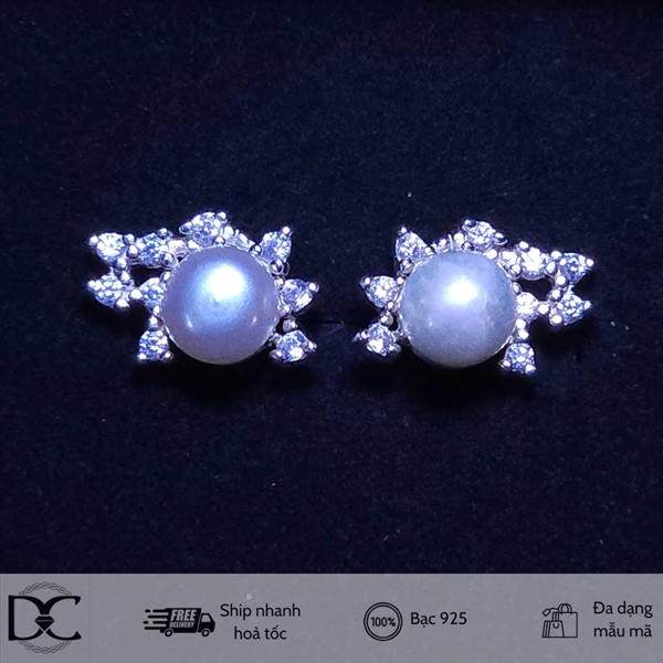 Bông tai bạc Dazzycharm 231111