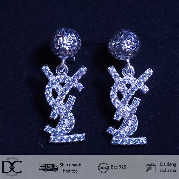 Bông tai bạc Dazzycharm 231114