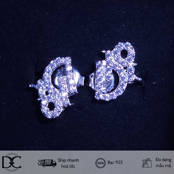 Bông tai bạc Dazzycharm 231119