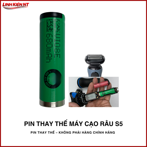 Pin Máy Cạo Râu Braun Series S5 S6 S7 ( Dòng S ) Pin Sony Nhật