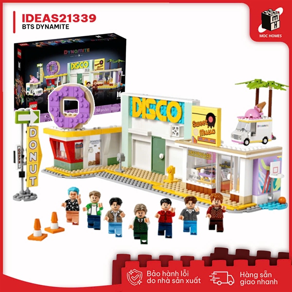 Đồ chơi lắp ráp mô hình BTS Dynamite Ideas 21339