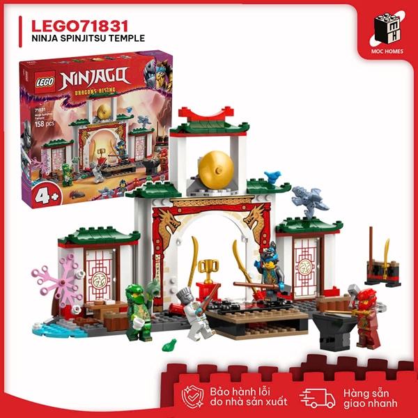 Đồ chơi lắp ráp Ninjago Dragon's Rising Đền Ninja Spinjitzu 71831