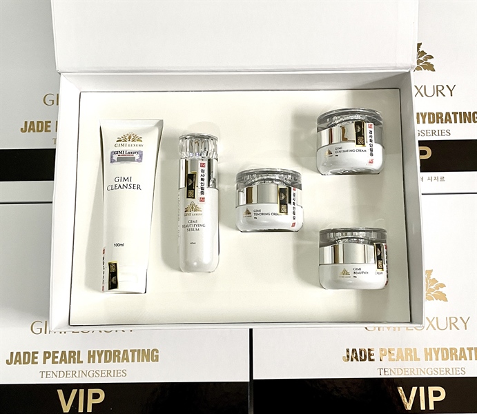 BỘ KEM TRỊ NÁM, DƯỠNG TRẮNG GIMI LUXURY 5 MÓN