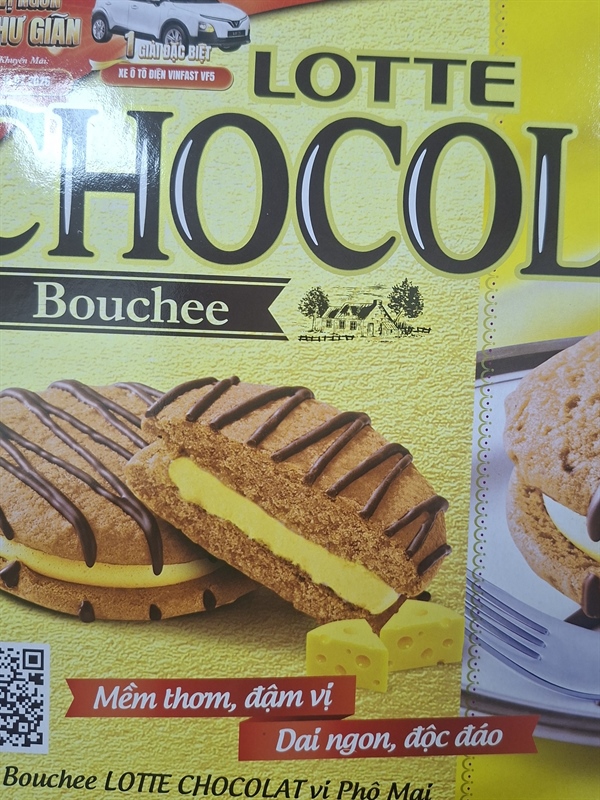 Bánh chocolat Vị Phô Mai