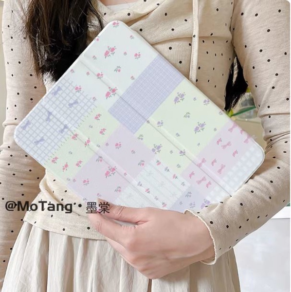 Case Ipad Nhiều Ô Hoa Màu - M4/M5