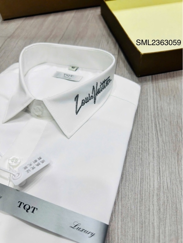 Sơ mi trắng cổ thuê LV 63059