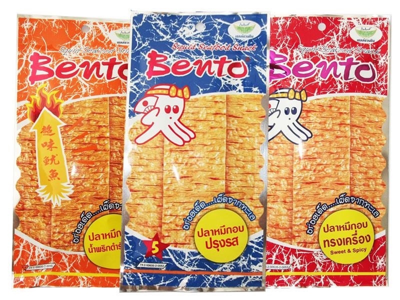 Snack mực tẩm gia vị Thái Bento 6g