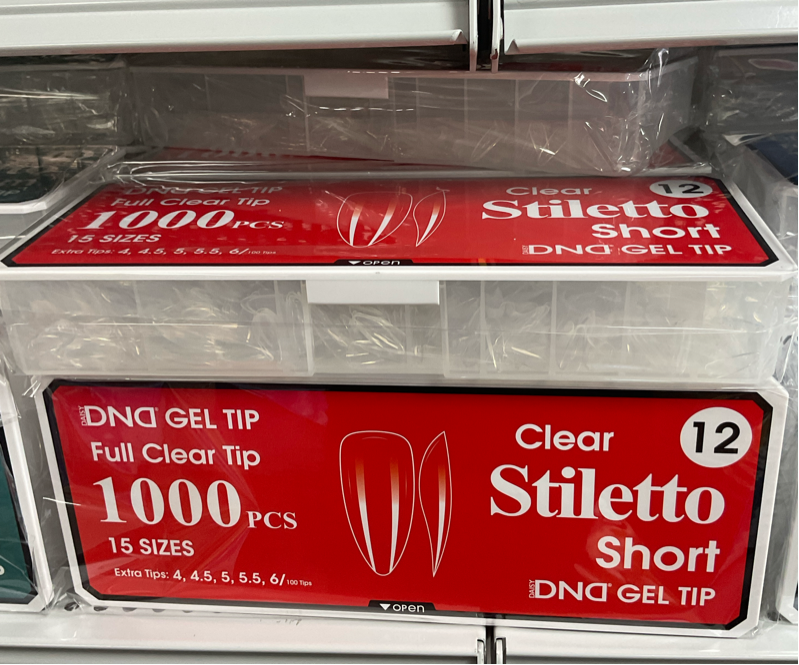 DND Gel Tip Stiletto - Short