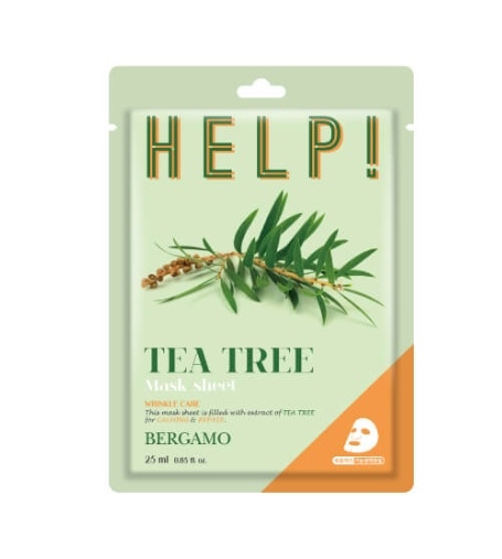 [Hàng Công Ty] BERGAMO HELP Mặt Nạ Tea Tree - 25ml