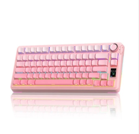Bàn phím cơ Gaming Aula S75 Pink - Switch Star Vector