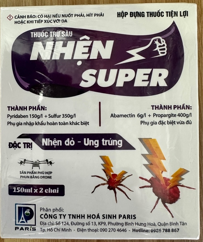 Nhện Super - Nhện, ung trứng