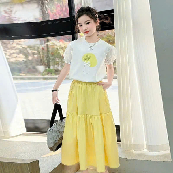 SET ÁO TAY PHỐI XÔ THÊU