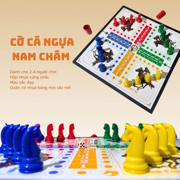 Bộ cờ cá ngựa Nhật Minh 3246