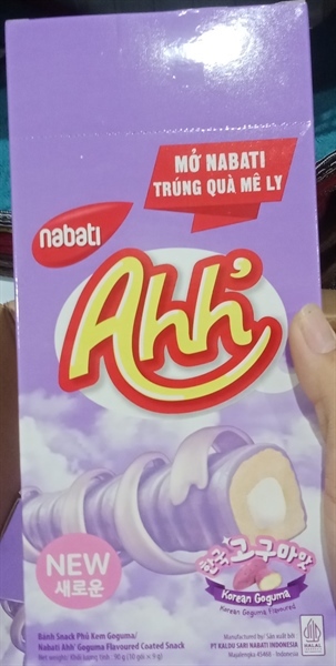 Bánh Nabati Ahh vị khoai lang 90g