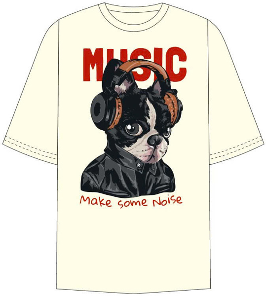 Áo thun dog is noisy| OverSize Unisex Nam Nữ