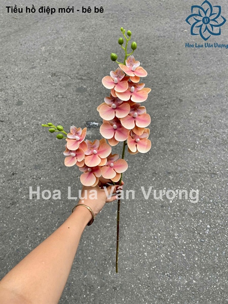 Tiểu hồ điệp mới - Hồ điệp, lan - Hoa Lụa Vân Vượng