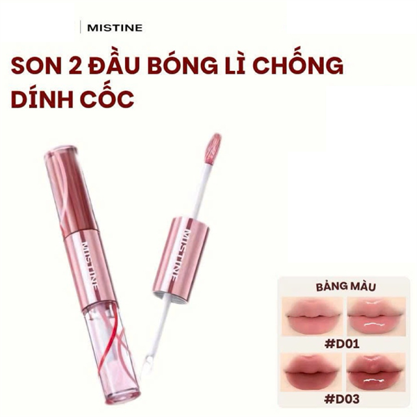 SON BÓNG KEM 2 ĐẦU MISTINE