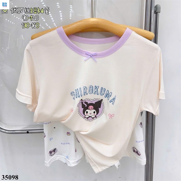 35098-Bộ Tencel TN Kurumi trái tim