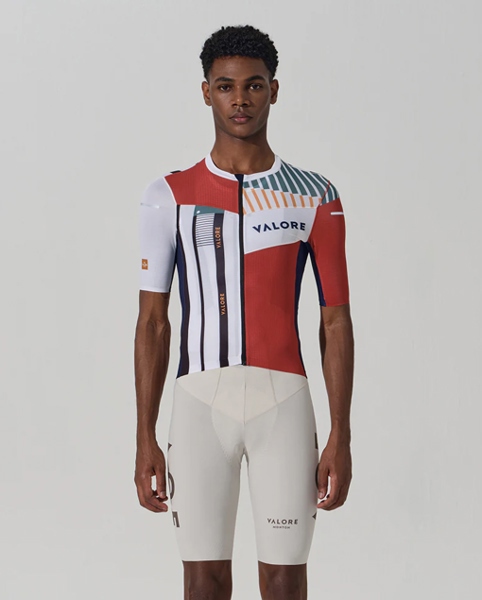 ÁO NGẮN TAY ĐẠP XE NAM LINEA WINE RUST 2026 - CHÍNH HÃNG VALORE