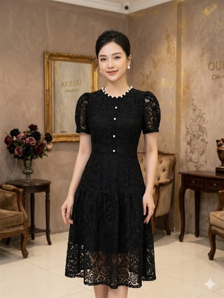 VÁY SUÔNG REN ĐEN