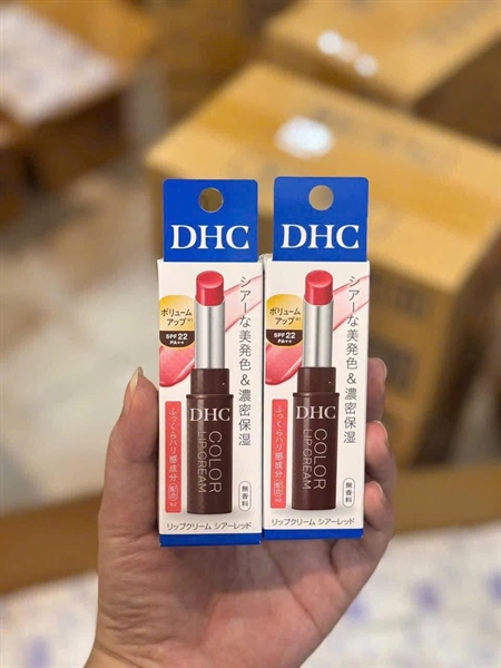 Son dưỡng môi DHC đỏ