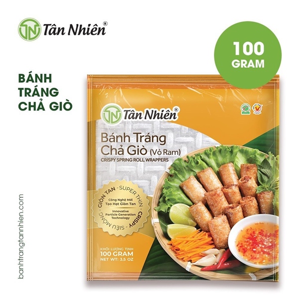 BÁNH TRÁNG CHẢ GIÒ TÂN NHIÊN / TAN NHIEN SPRING ROLL RICE PAPER