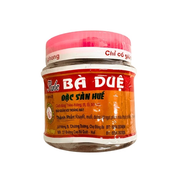 MẮM RUỐC BÀ DUỆ / BA DUE FERMENTED SHRIMP PASTE