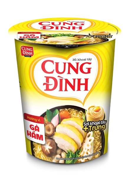 CUNG ĐÌNH MÌ LY GÀ HẦM / STEWED CHICKEN CUP NOODLES