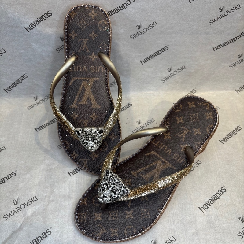CUSTOM TRÒN LV LỚN GOLD KIM TUYẾN VIỀN +