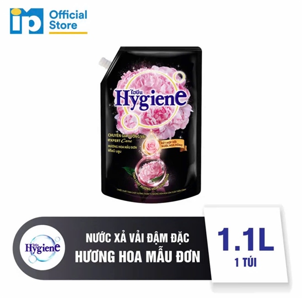 Xả vải Hygien đen NĐ 1100ml*12