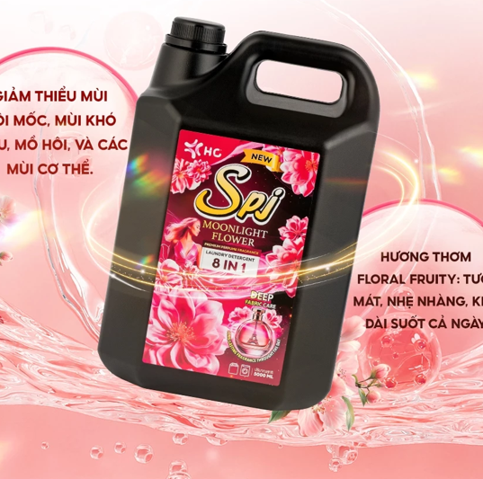 Nước giặt SPJ 5l (có khuyến mại)