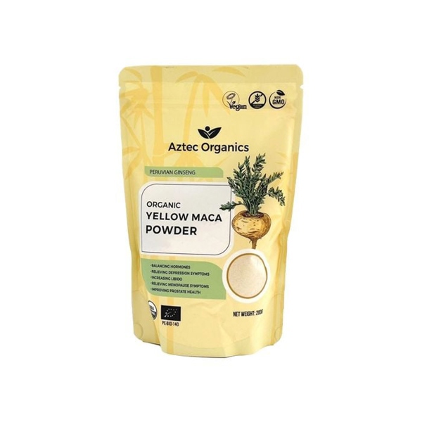 Bột maca vàng hữu cơ Aztec Organics 200gr
