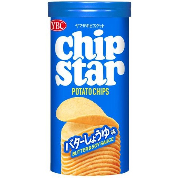 Snack khoai tây YBC Chipstar vị bơ 45g