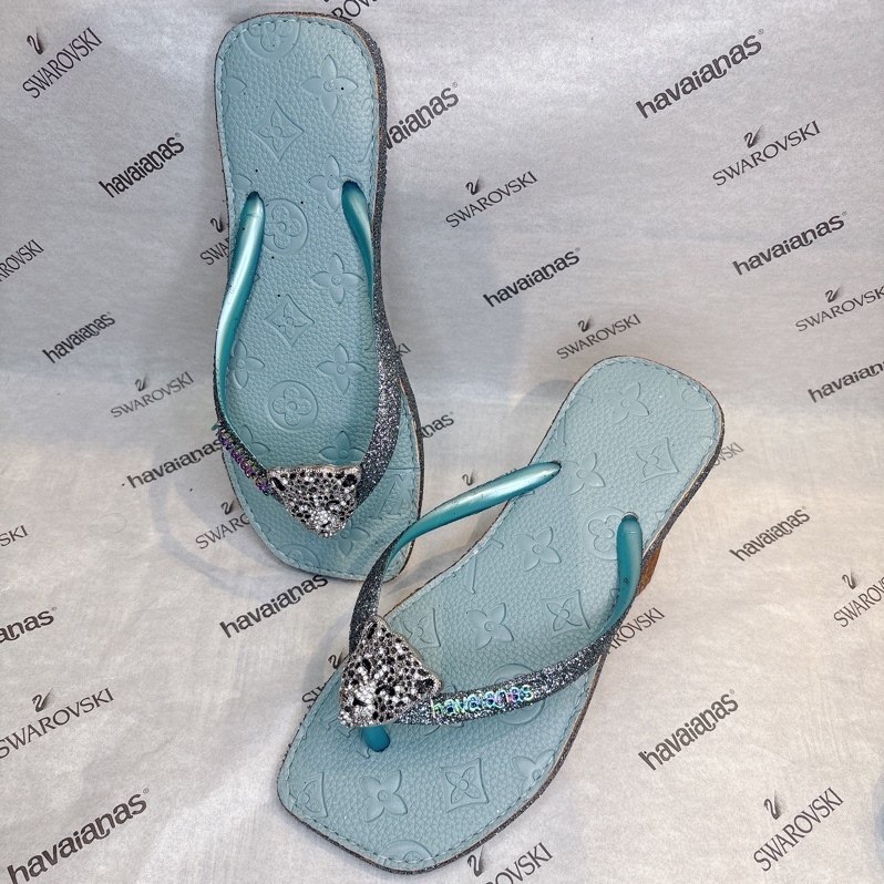 CUSTOM LV ẨN VUÔNG XANH DƯƠNG KIM TUYẾN VIỀN+