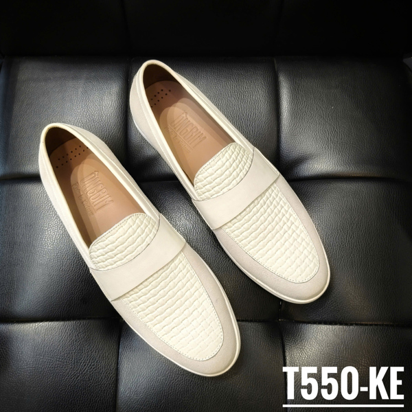 GIÀY LOAFER KEM PHỐI DA