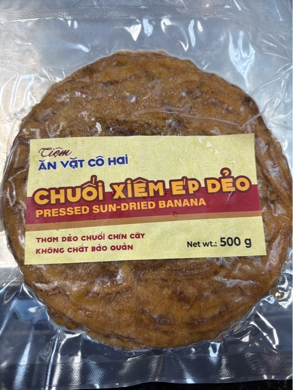 Chuối Xiêm Ép Dẻo Ăn Vặt Cô Hai
