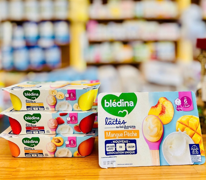 Sữa chua Bledina 6m+ (55g×6) - xoài đào