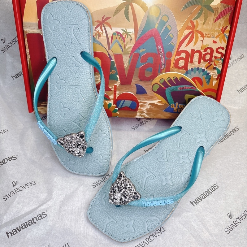 CUSTOM LV ẨN VUÔNG XANH DƯƠNG KIM TUYẾN QUAI+