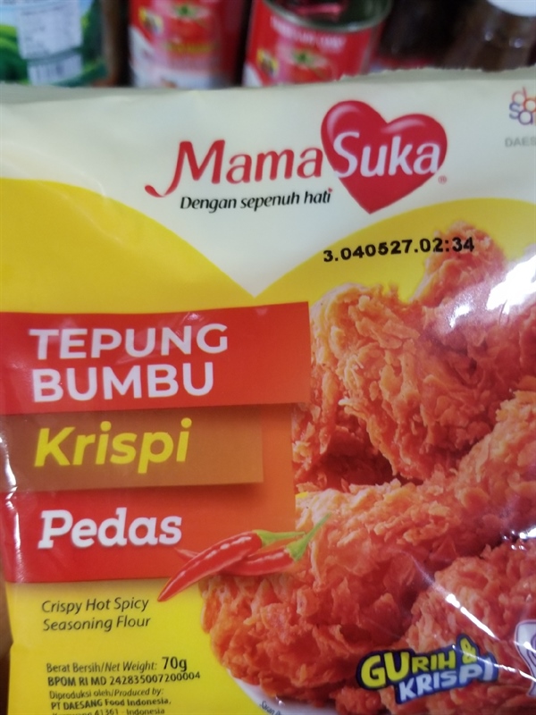 Indo tepung (chiên cay)