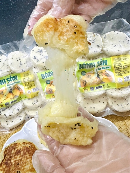 Bánh sắn nướng cốt dừa phô mai Phú Thọ