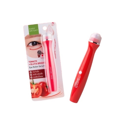 Baby Bright cây lăn mắt cà chua và gluta 15ml EYE roller serum