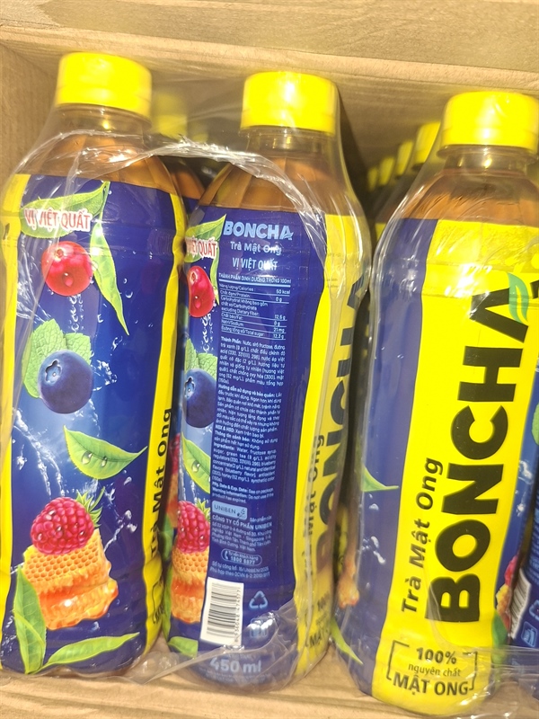 Trà mật ong Boncha Vị Việt quất blueberry 450ml
