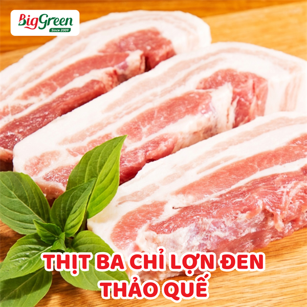 Thịt Ba Chỉ Lợn Đen - Lào Cai