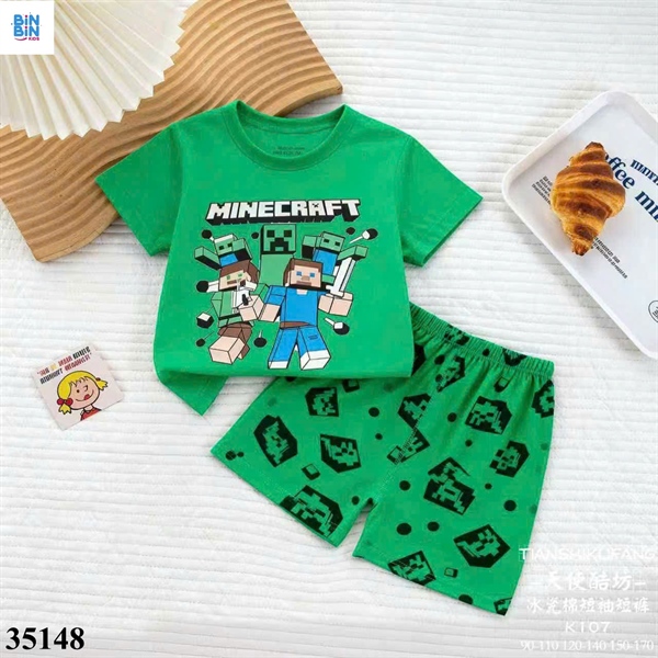 35148-Bộ thun TN Tianshi MineCraft