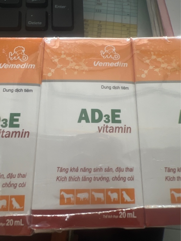Vitamin bồi dưỡng AD3E lọ 20ml