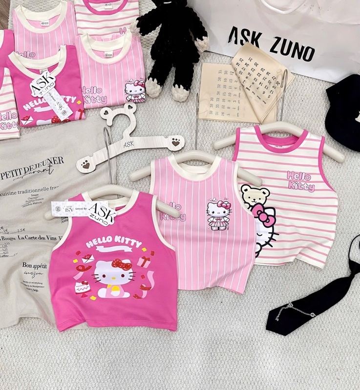 Set 3 áo sát nách kitty