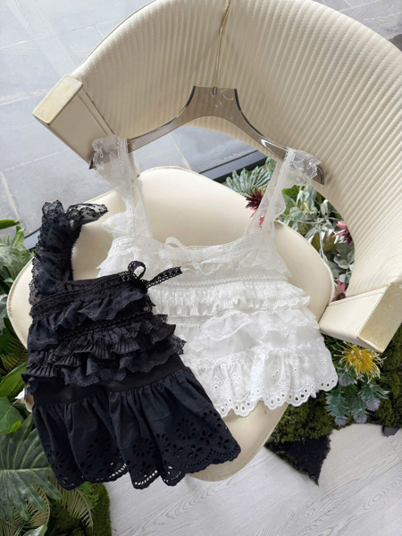 ÁO 2 DÂY THÊU HOA