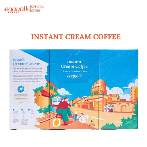 Egg yolk cà phê kem béo hòa tan クリームコーヒー